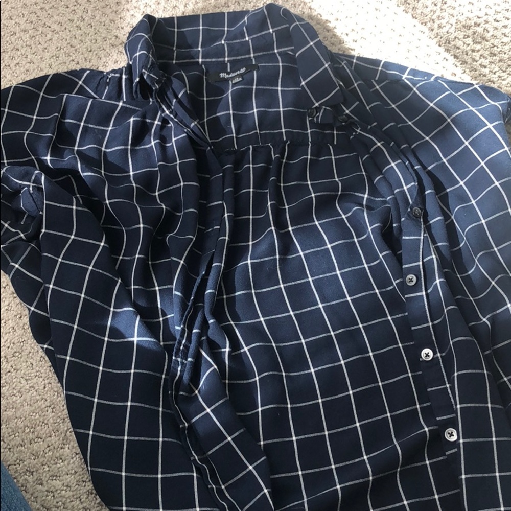 Madewell shortsleeved button down